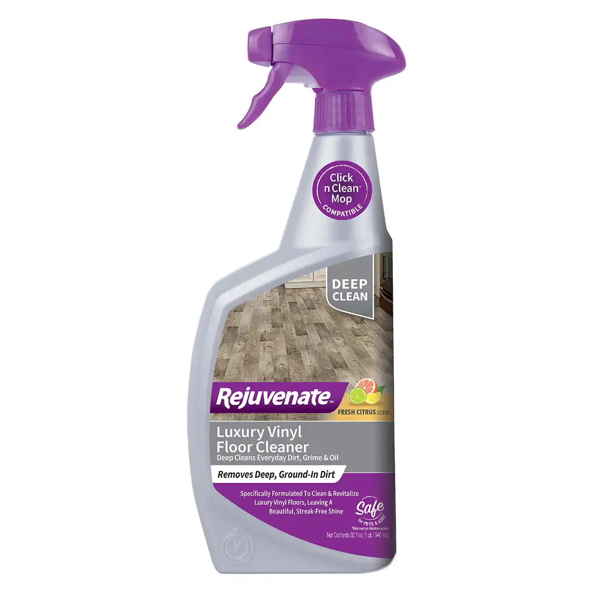 Luxury Vinyl Floor Cleaner Front 32 oz