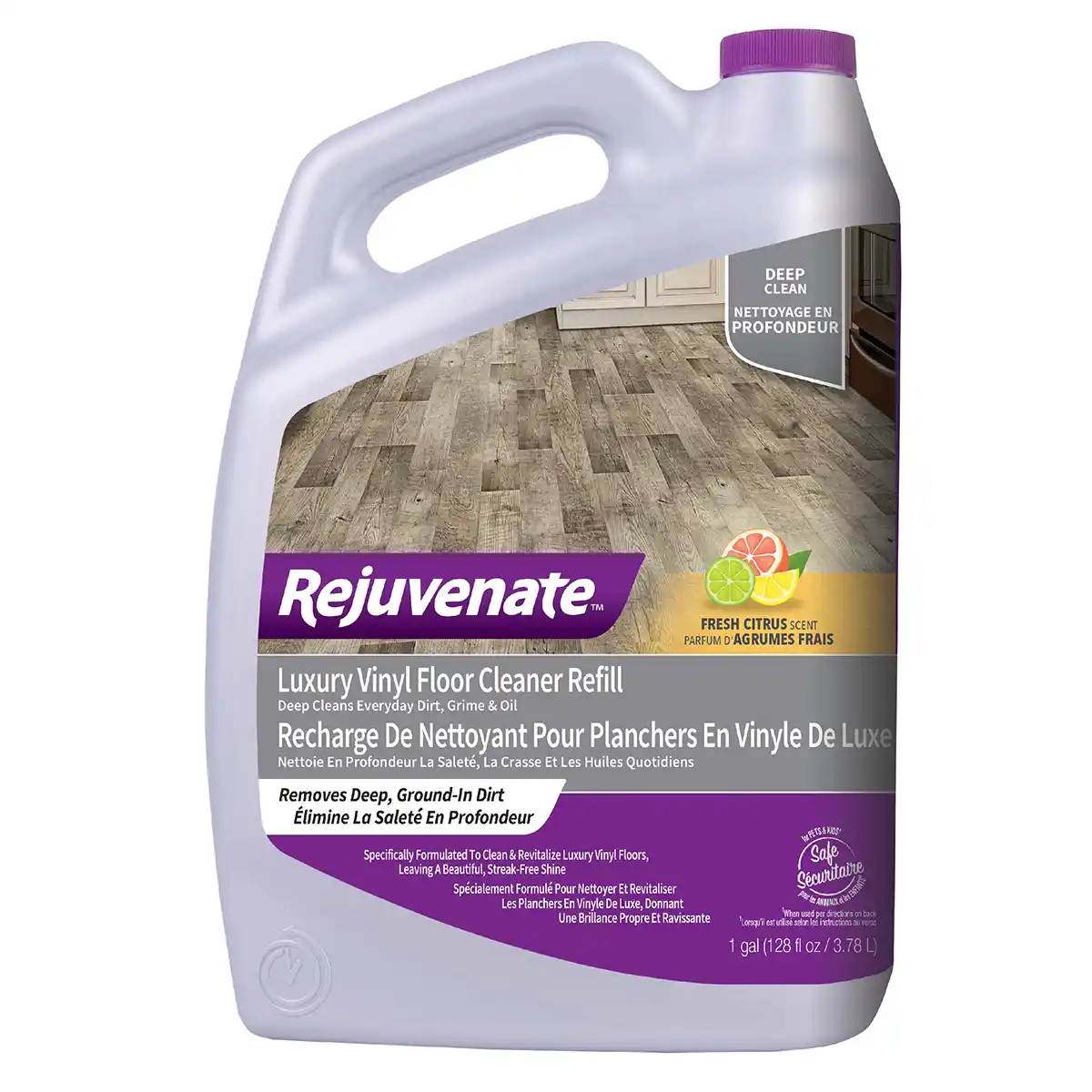 Luxury Vinyl Floor Cleaner Refill 128 oz Front Product Render