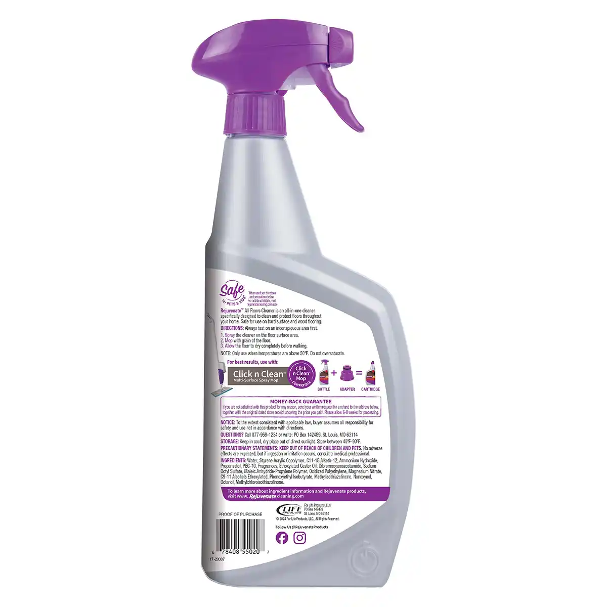 All Floor Cleaner Back 28 oz