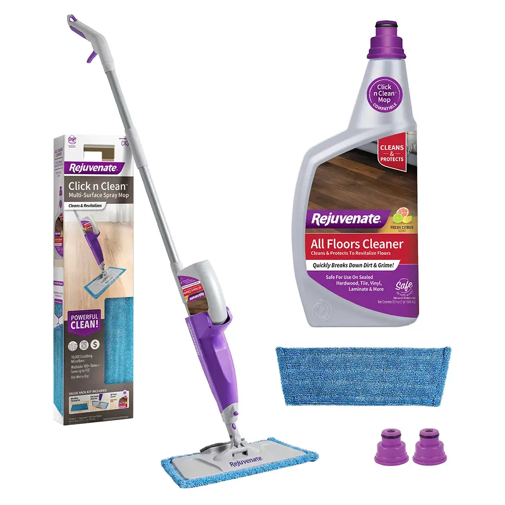 Rejuvenate Click n Clean Multi-Surface Spray Mop, 1 Count, All-In