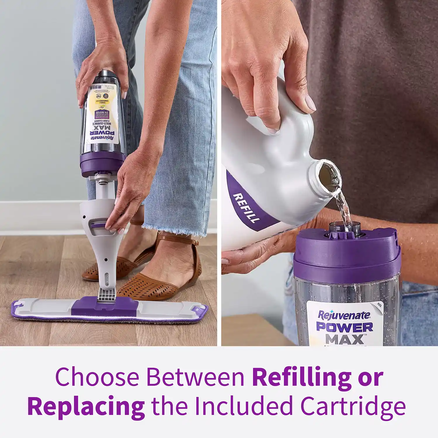 Choose Between Refilling or Replacing the Included Cartridge