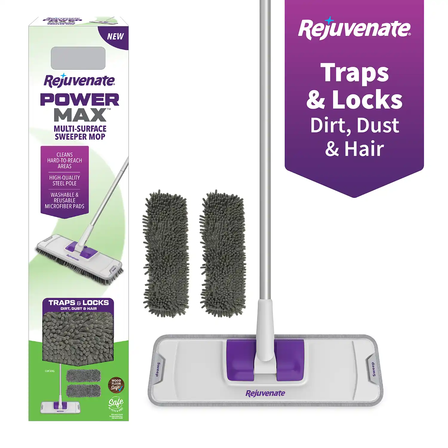 PowerMax™ Multi-Surface Sweeper Mop Kit Front Render