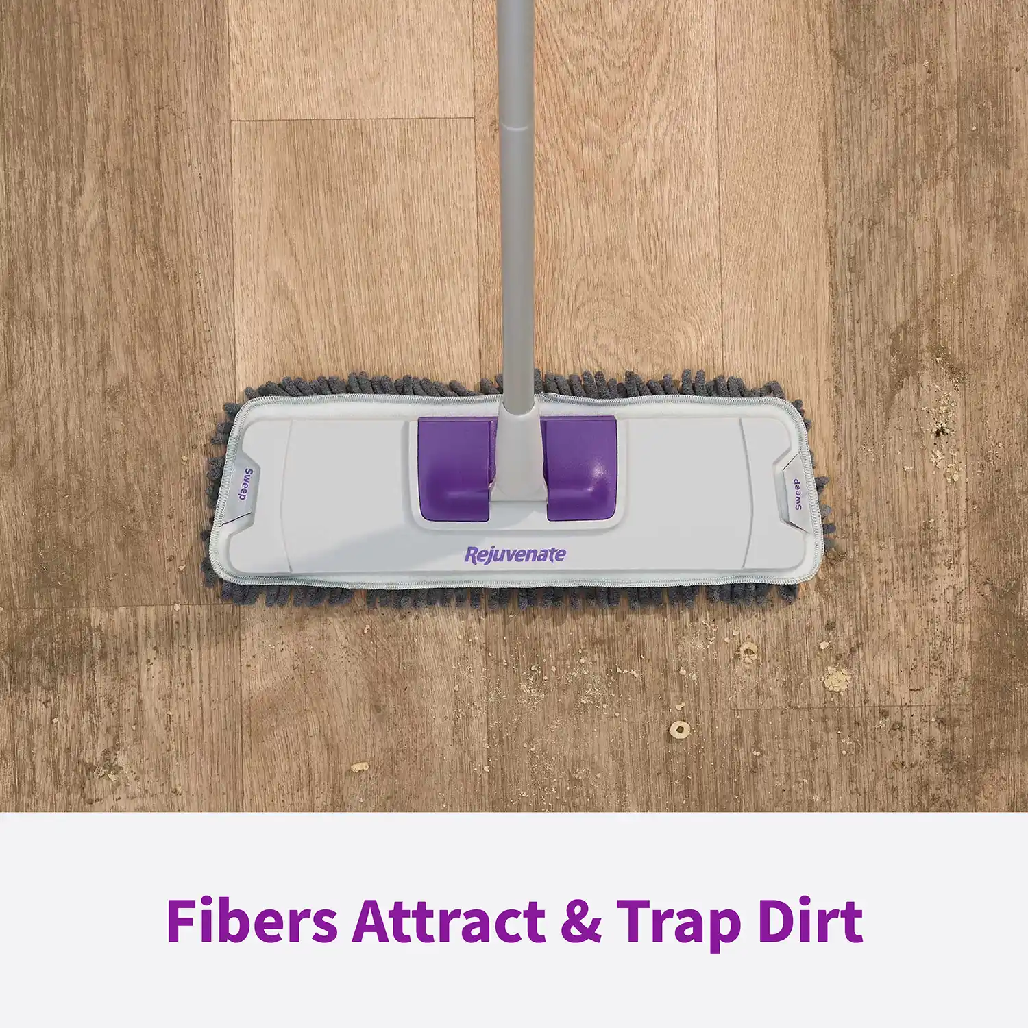 Fibers Attract & Trap Dirt