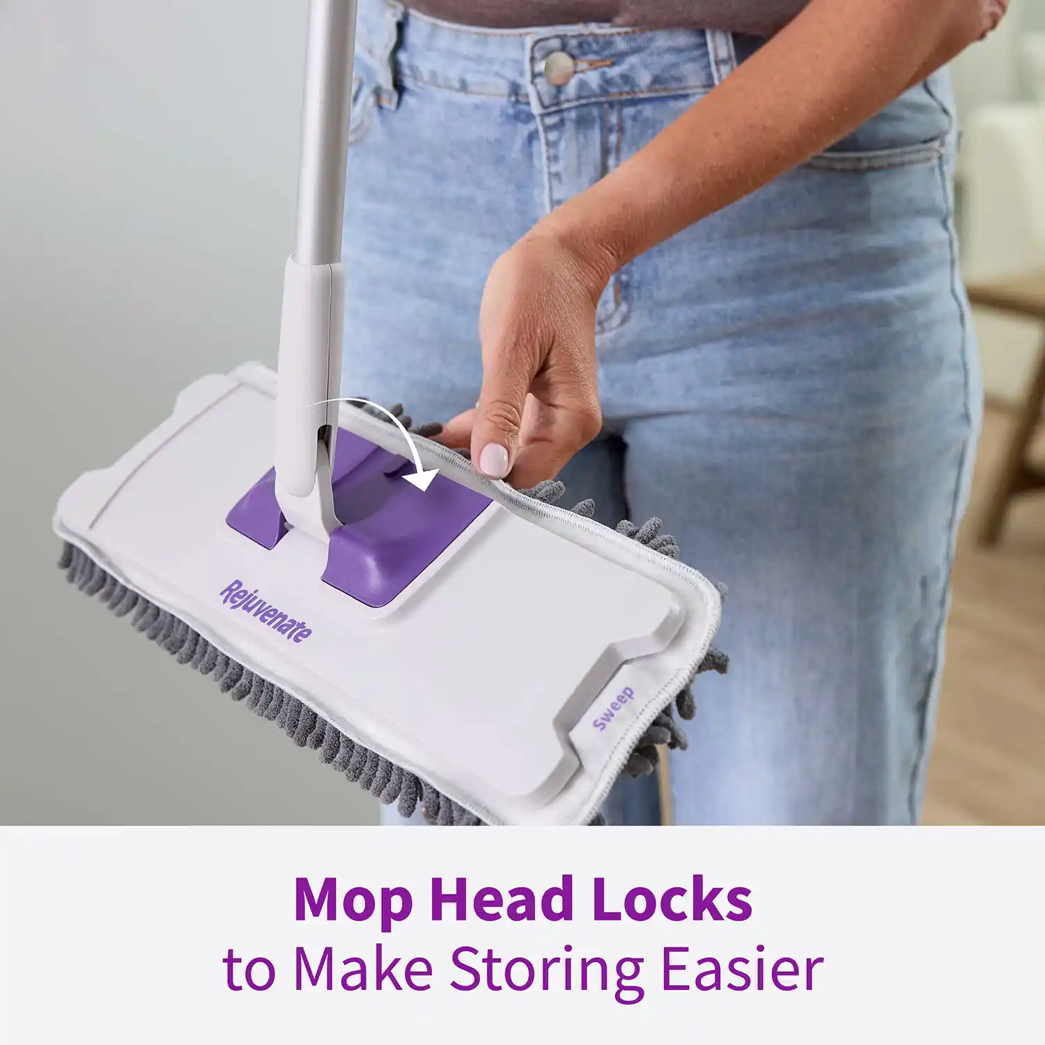 Mop Head Locks to Make Storing Easier