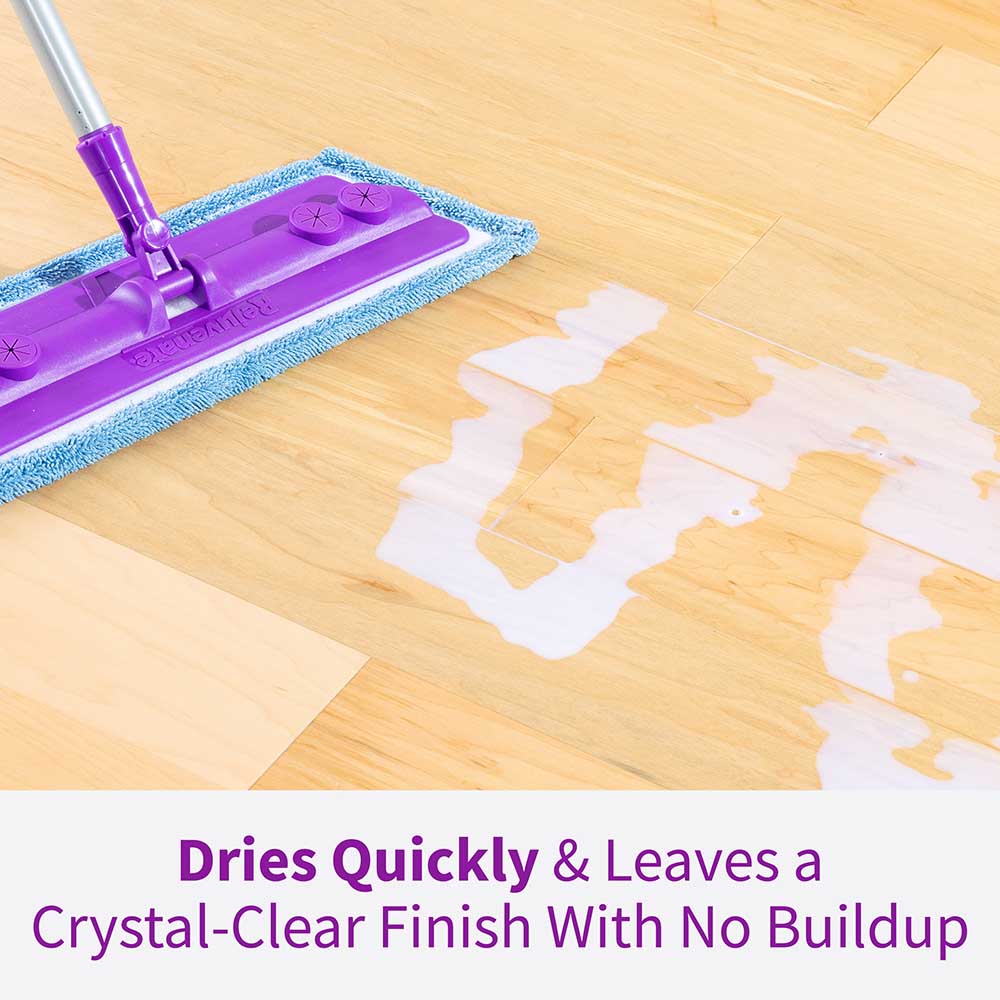 Rejuvenate Shine Refresher Floor Polish Renews Shine On Newer And Recently Restores Floors Including Sealed Hardwood, Laminate, Vinyl And Tile, 32 Ounces - Dries Quickly & Leaves a Crystal-Clear Finish with No Buildup