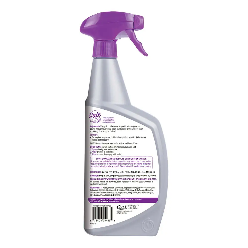 Soap Scum Remover Back