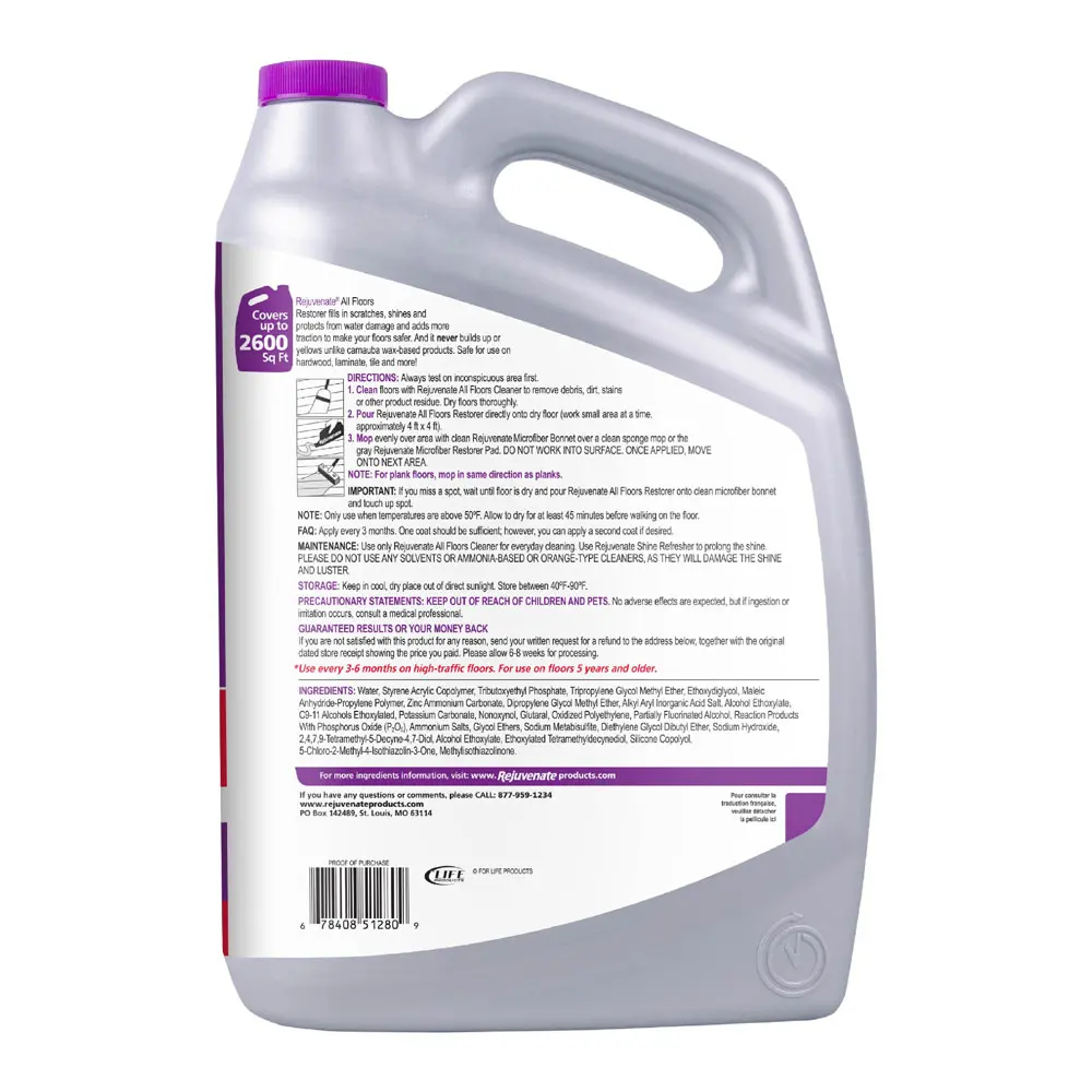 All Floors Restorer Back