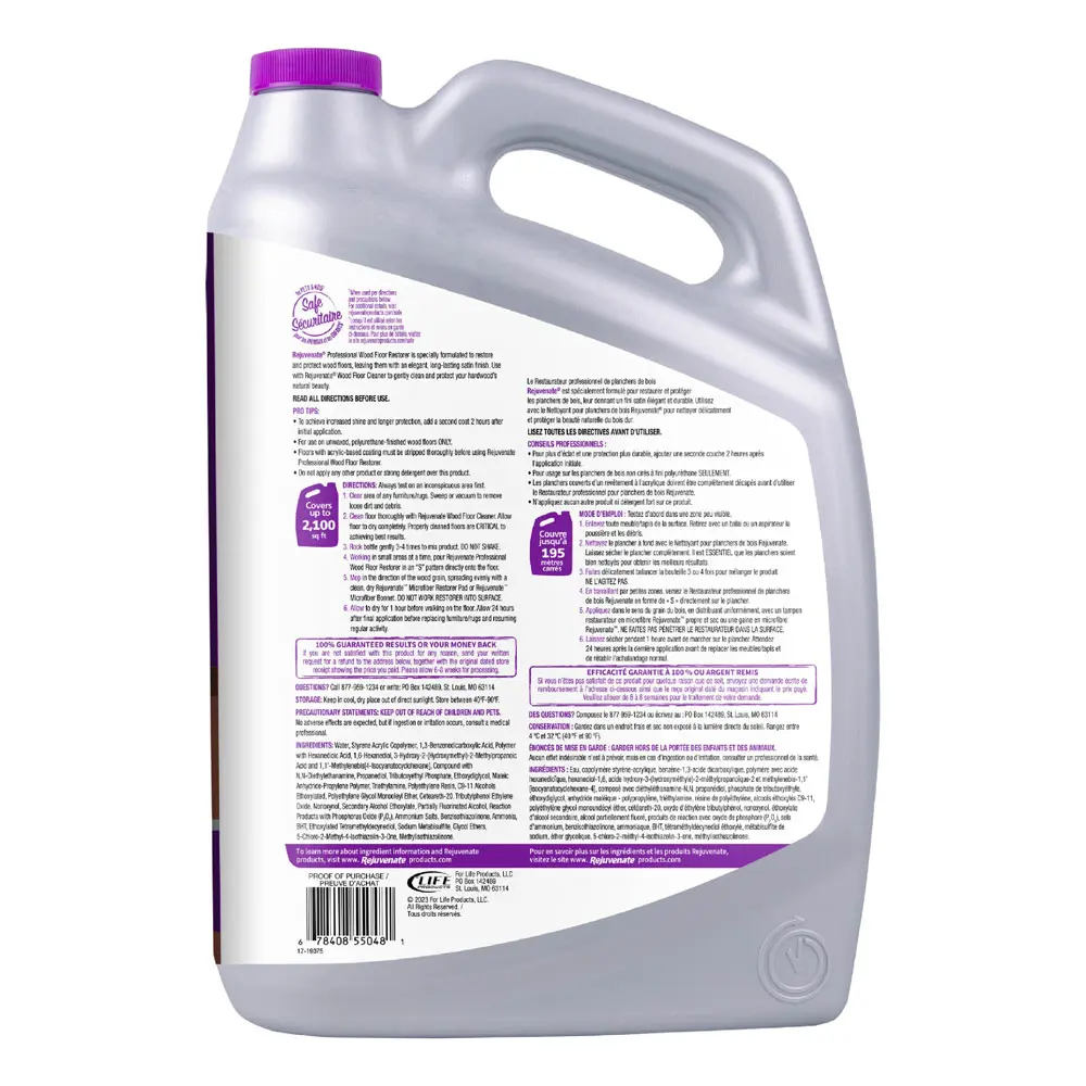 Wood Floor Restorer Back