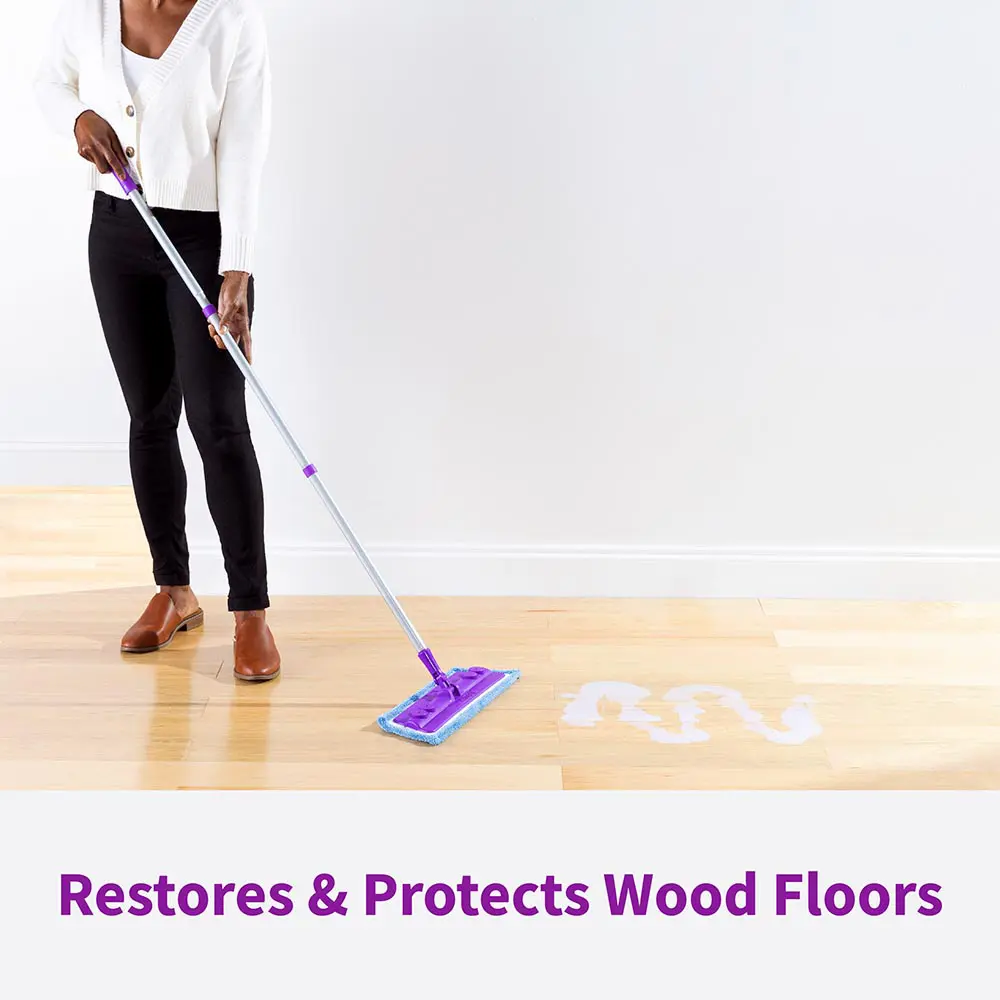 Restores and Protects Wood Floors