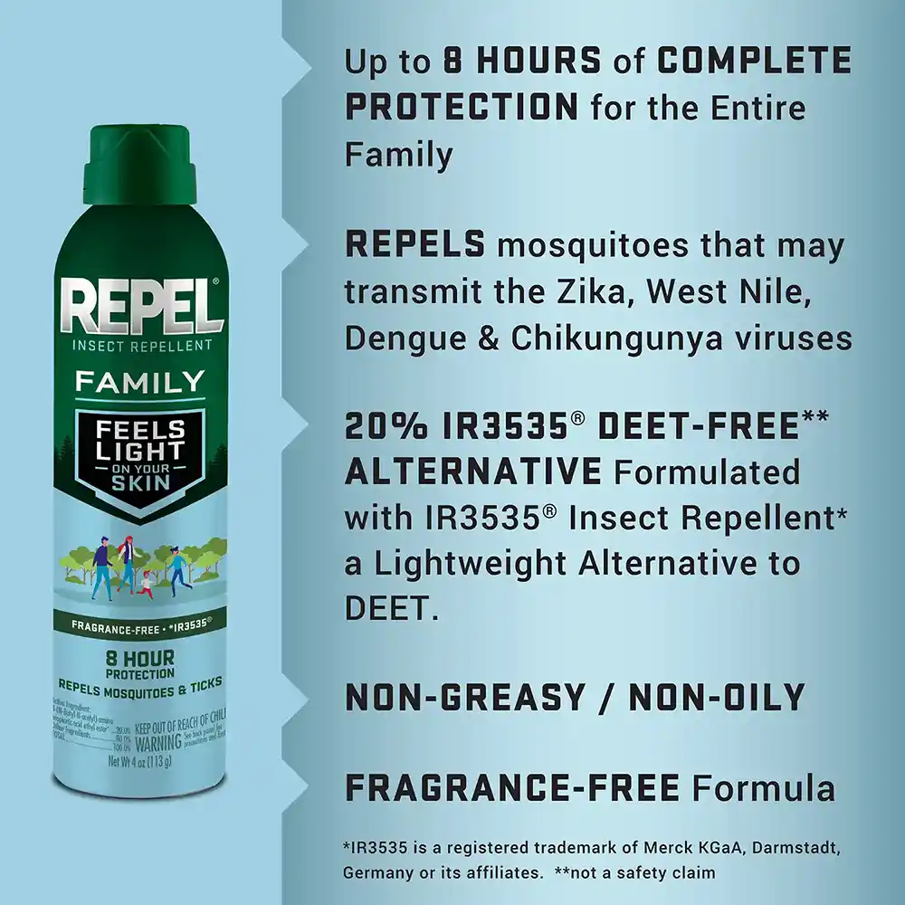 Up to 8 hours of complete protection