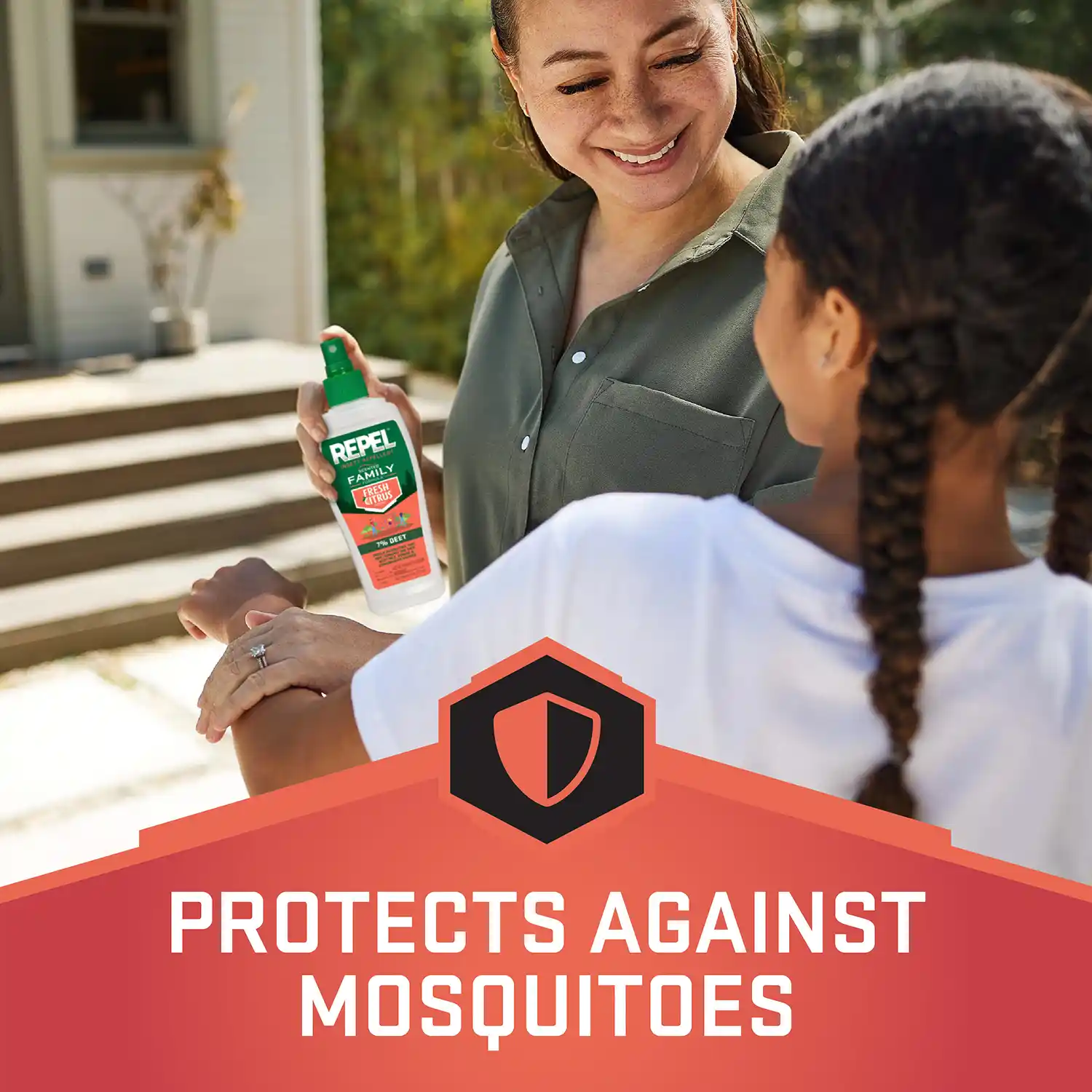 PROTECTS AGAINST MOSQUITOES