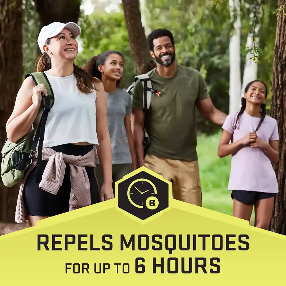 Repels Mosquitos for 6 hours
