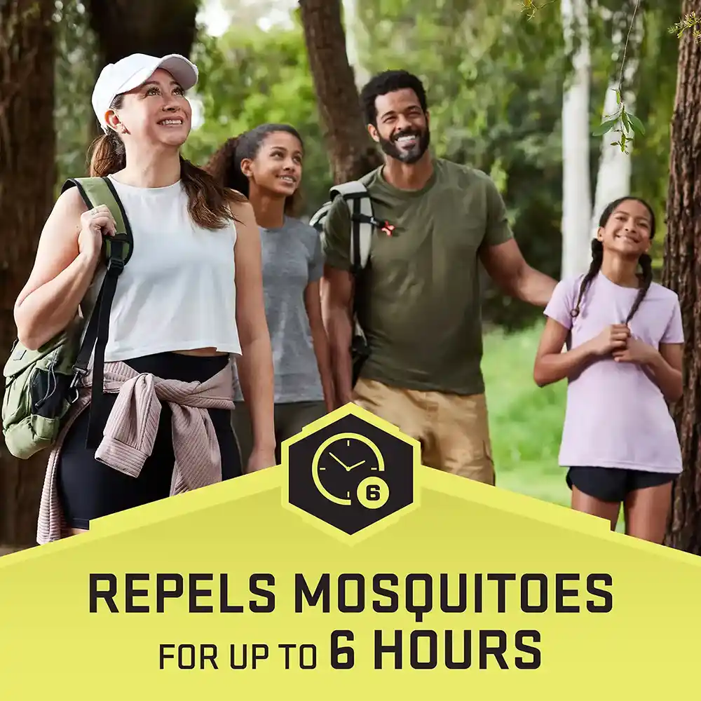 Repels Mosquitos for up to 6 hours