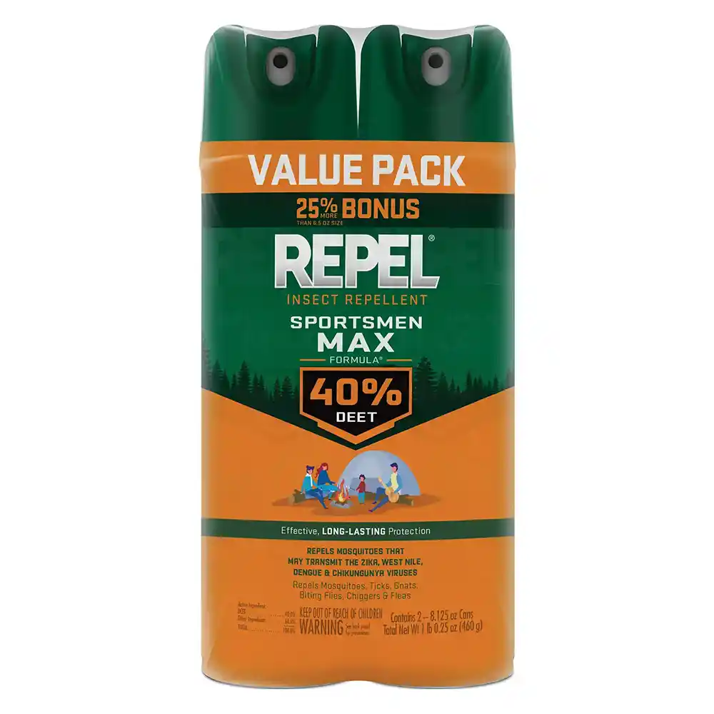 Sportsmen Max Aerosol 25% Bonus 8.125 oz (Twin Pack) Front