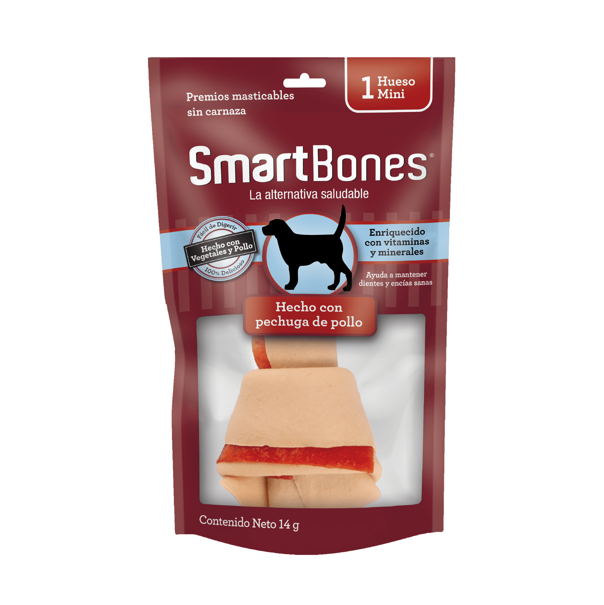 SmartBones Hueso Mini Pollo front