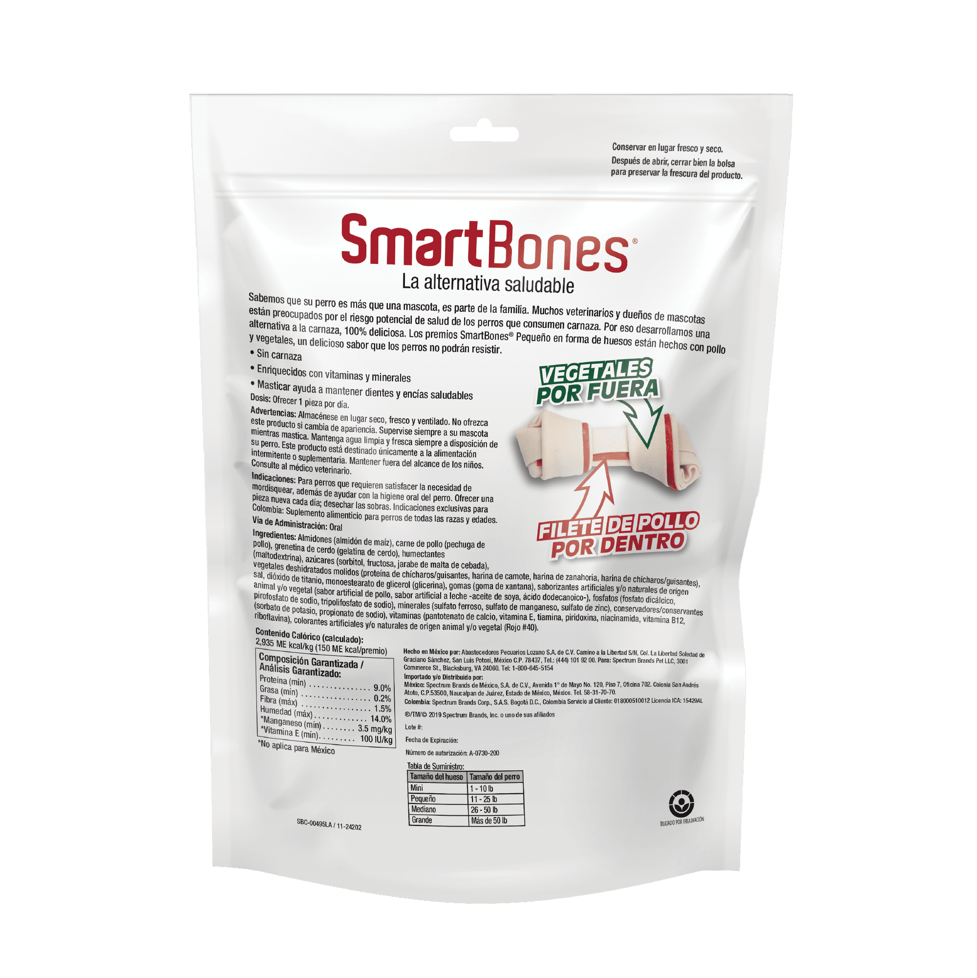 SmartBones Hueso Pequeño Pollo Back