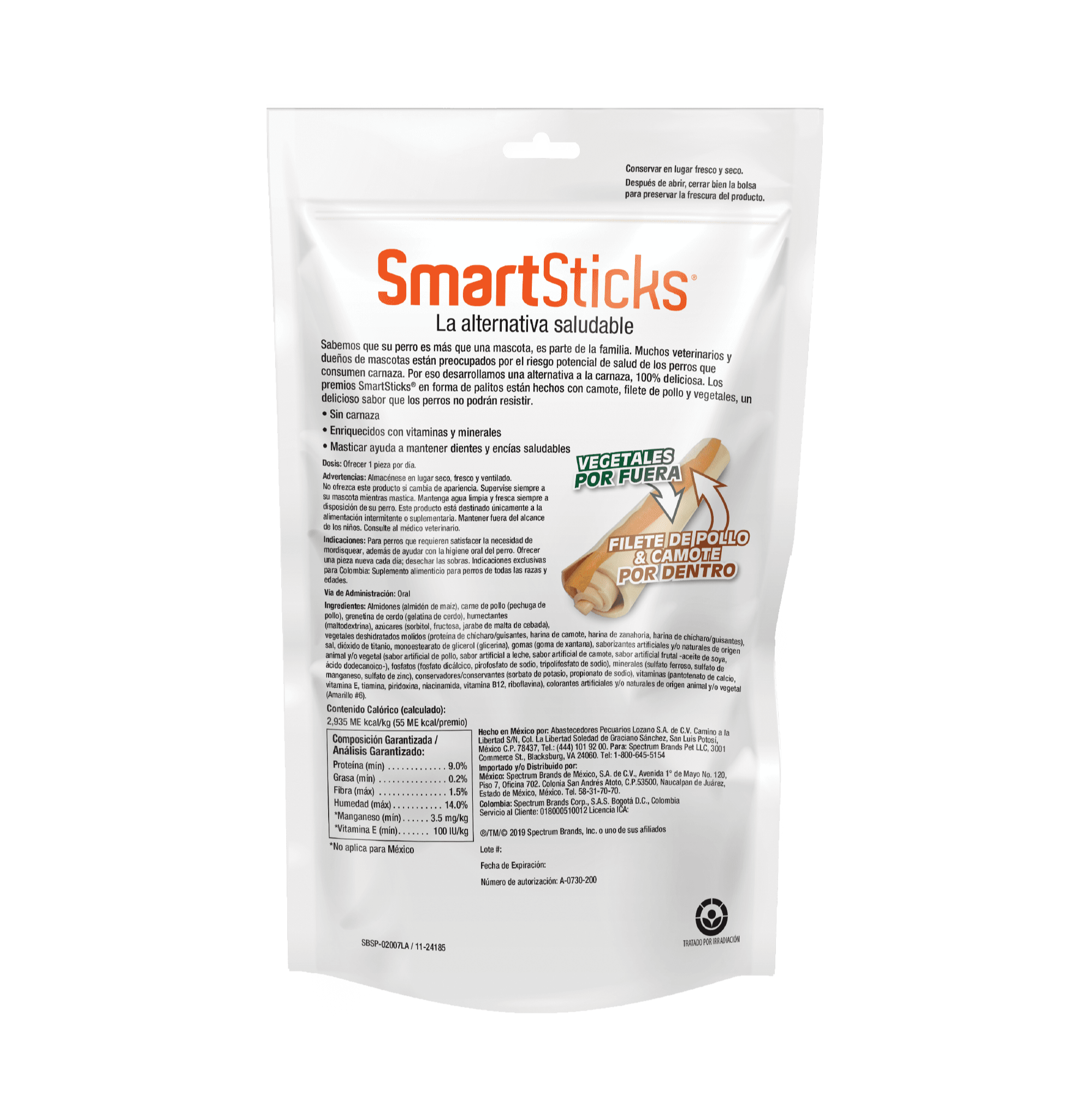 SmartBones Sticks Camote Back