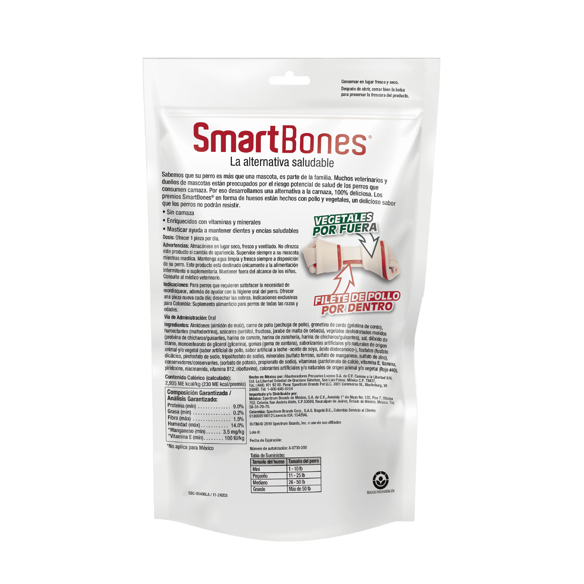 SmartBones Hueso Mediano Pollo back