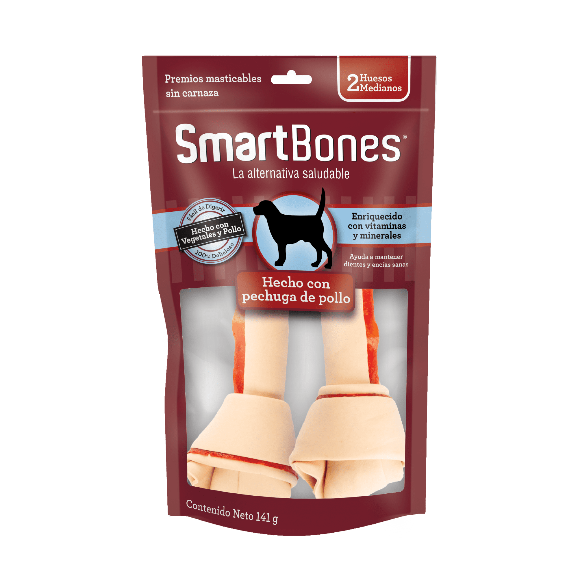 SmartBones Hueso Mediano Pollo front