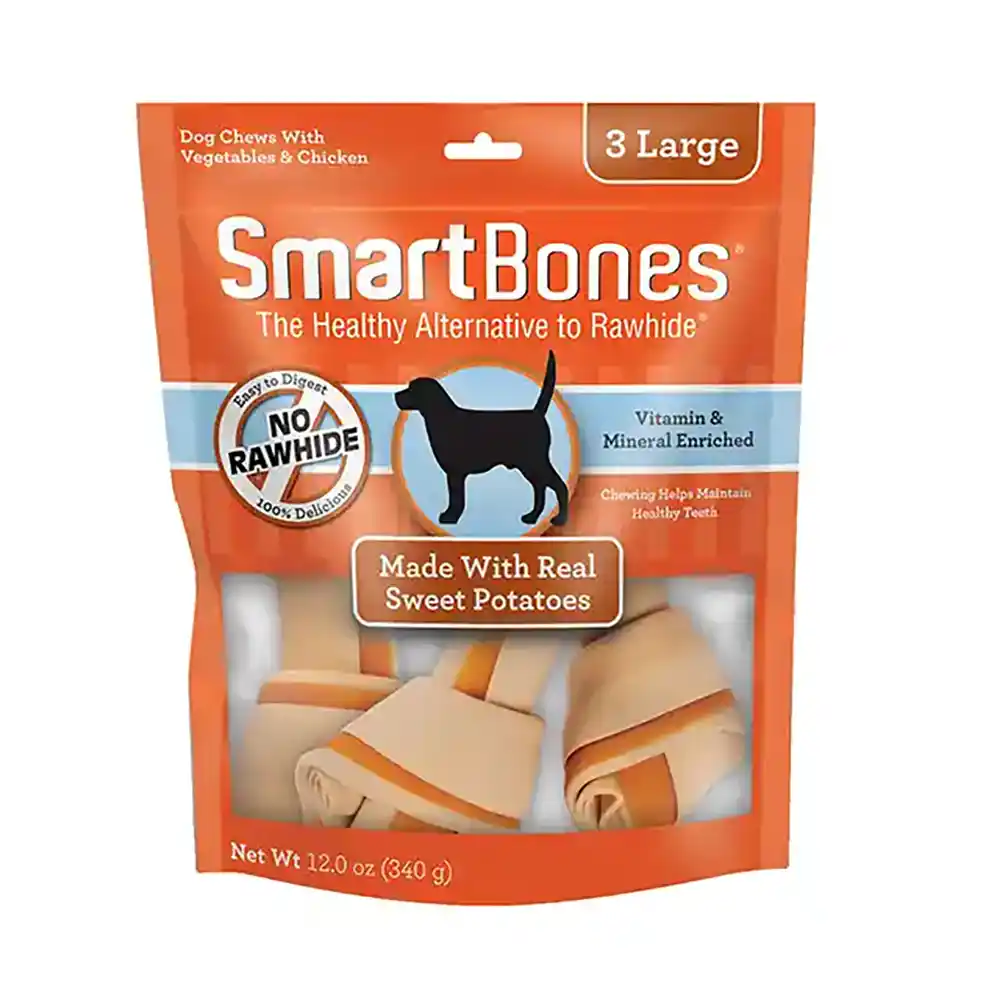 Sweet Potato Bone Chews 3 large
