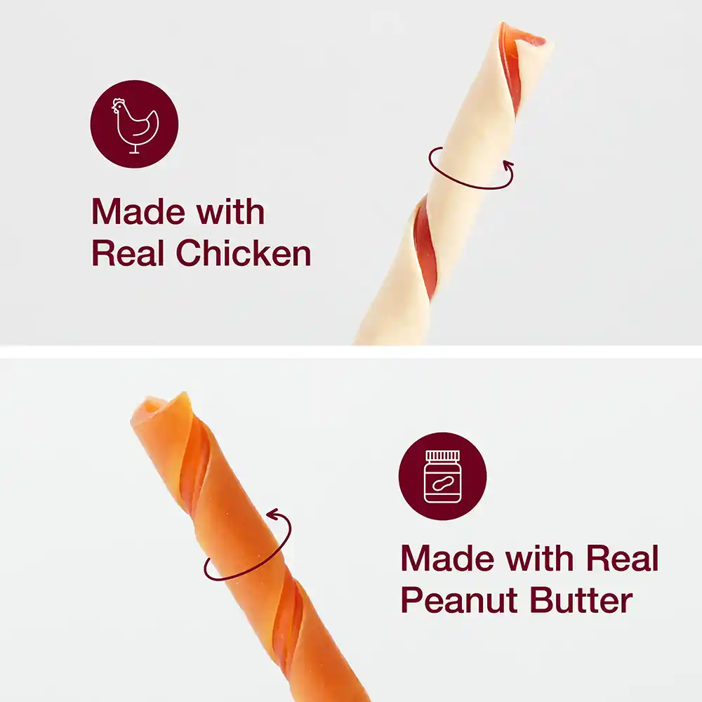 Twist Sticks Made with Real Chicken