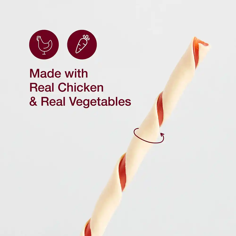 Twist Sticks Made With Real Chicken and Real Vegetables
