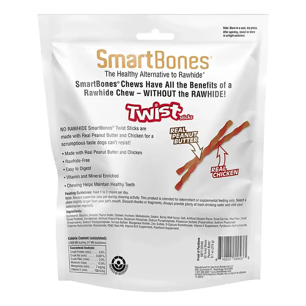 Twist Sticks Made With Real Peanut Butter