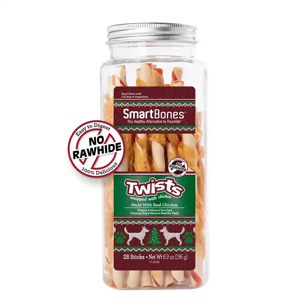 SmartBone Twists wrapped with Chicken