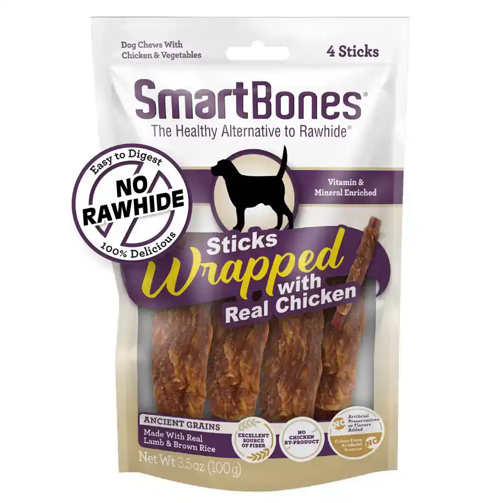Smart Sticks Wrapped with Real Chicken