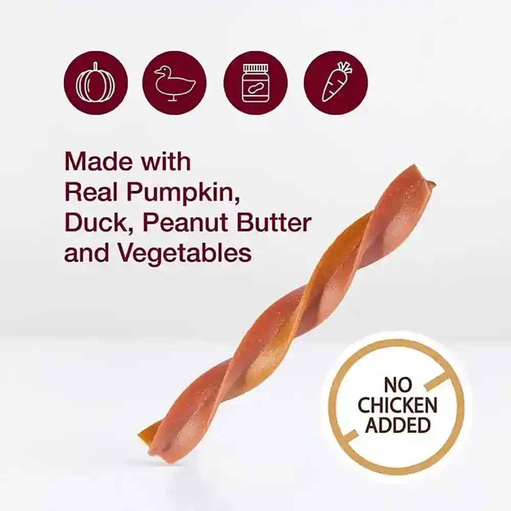 Made with Real Pumpkin, Duck, Peanut Butter and Vegetables