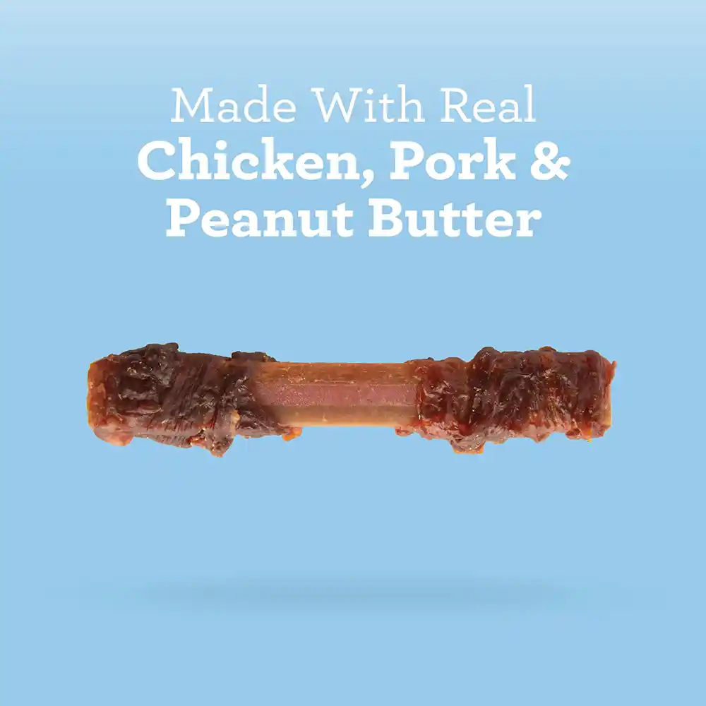 Made with Real Chicken, Pork & peanut Butter
