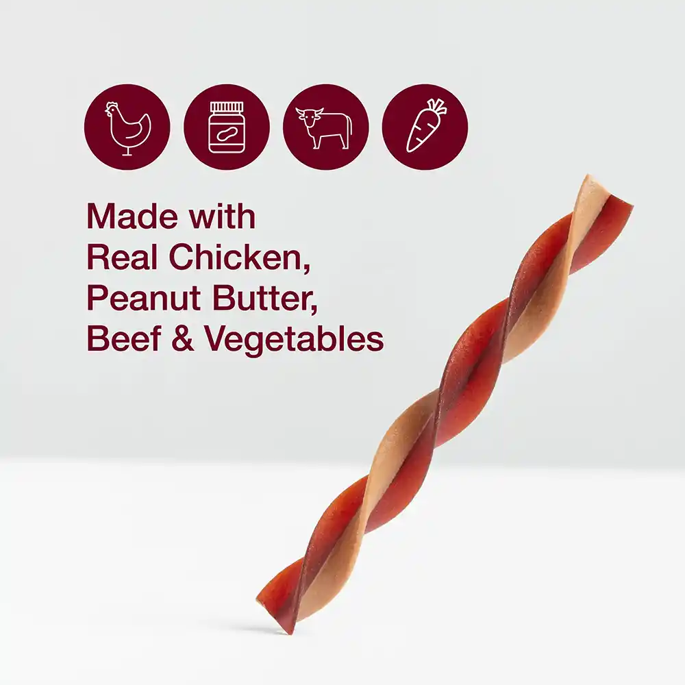 Made With Real Chicken , Peanut Butter, Beef & Vegetables