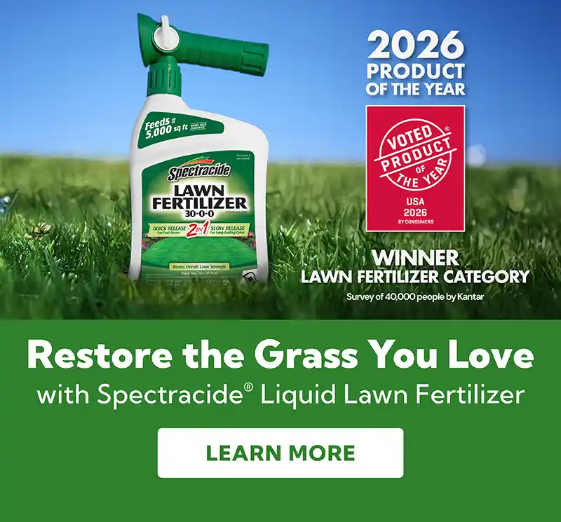 Restore the Grass You Love with Spectracide® Liquid Lawn Fertilizer