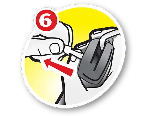 Remove plastic tab near  bottom of sprayer to activate  batteries