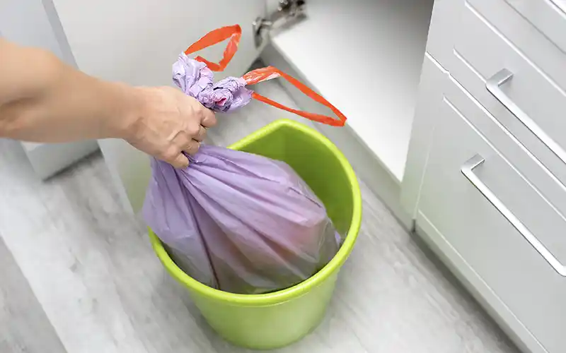 REMOVE TRASH AND FOOD WASTE