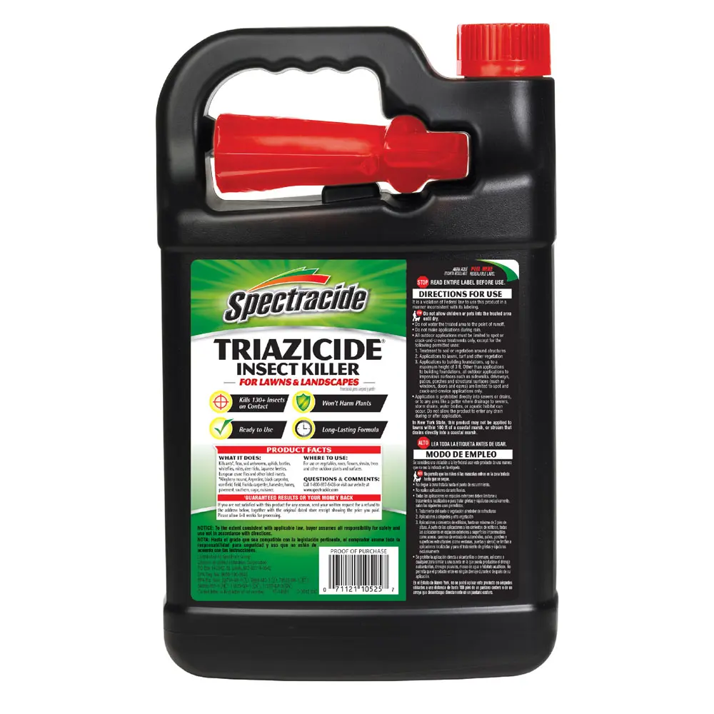Triazicide® Insect Killer for Lawns & Landscapes (Ready-to-Use), 32 oz back