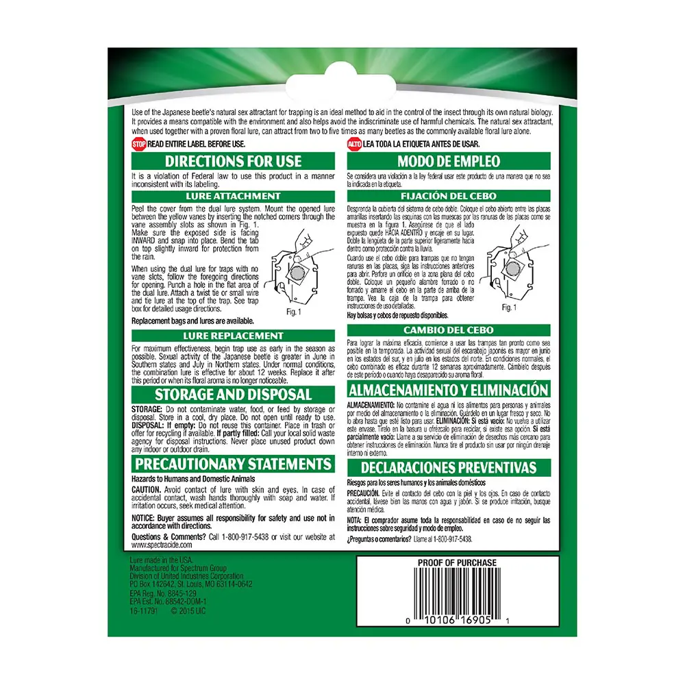 Bag-a-Bug® Japanese Beetle Trap2, 1 ct back