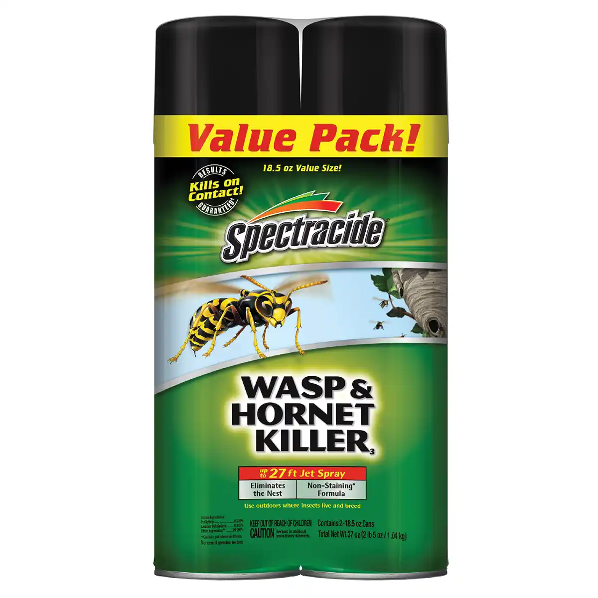 HG-27221 Spectracide® Wasp & Hornet Killer₃ (Aerosol) Twin Pack - Front Render