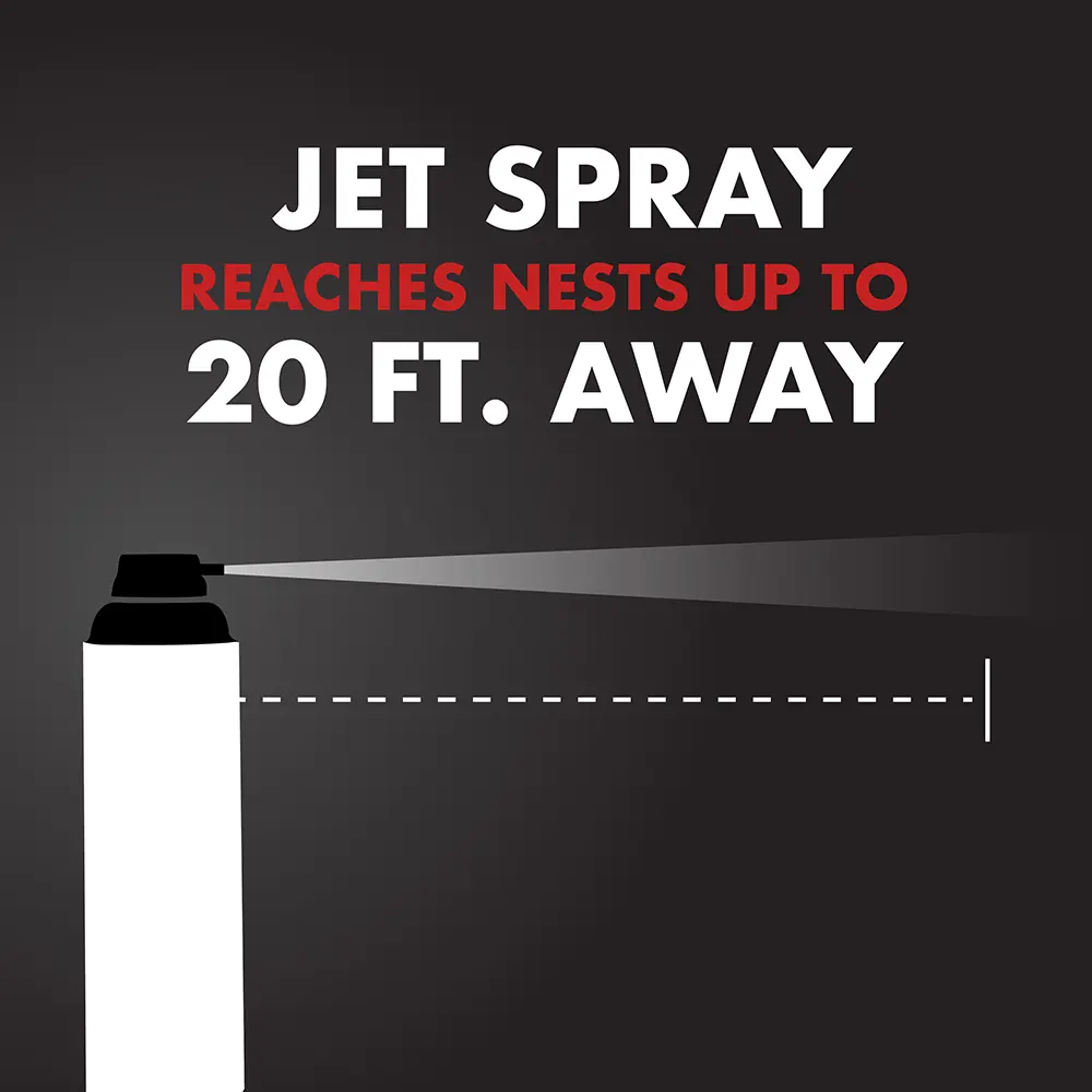 Jet Spray Reaches Nests Up to 20 ft Away