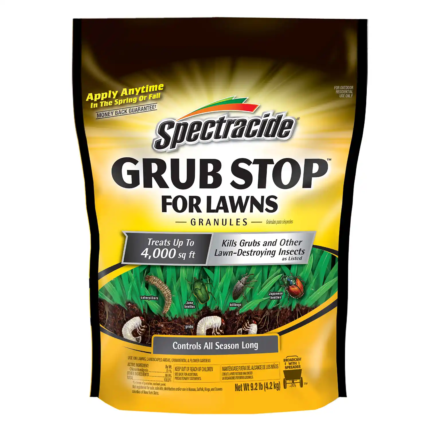 Grub Stop™ for Lawns Granules, 9.2 lb Front Render