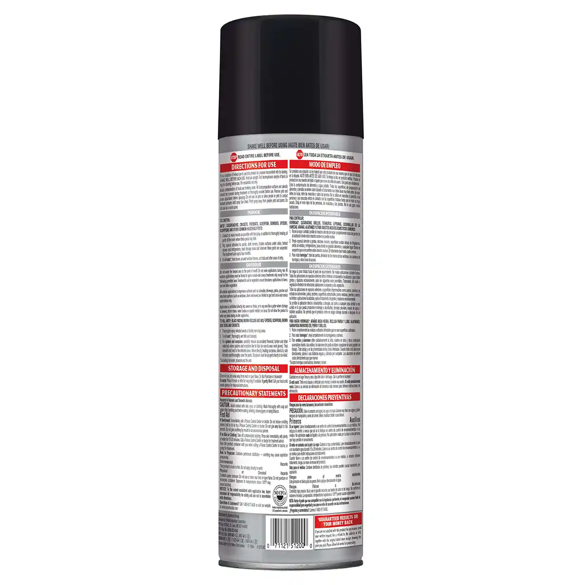 Ant Shield® Insect Killer (Aerosol), 15 oz back