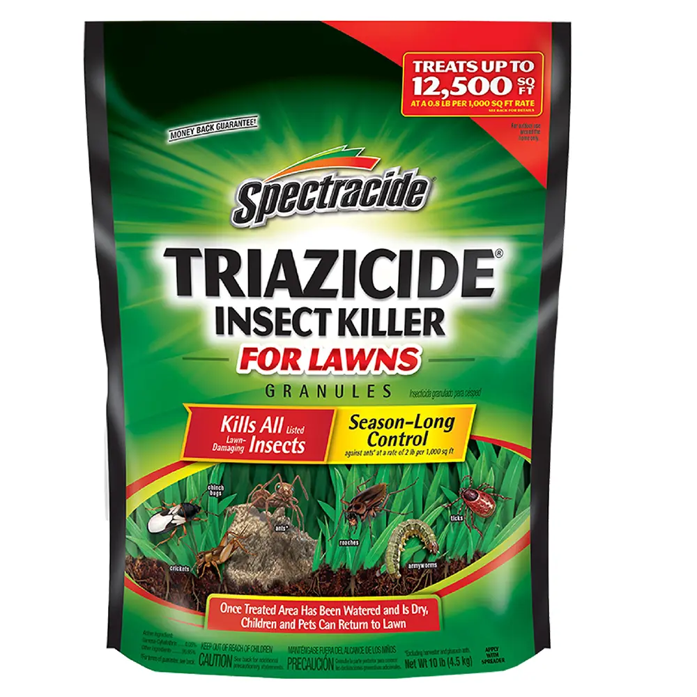 Triazicide® Insect Killer for Lawns (Granules), 10 lbs front