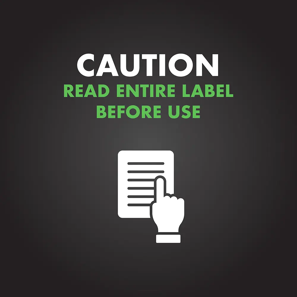 Caution: Read the Entire Label Before Use