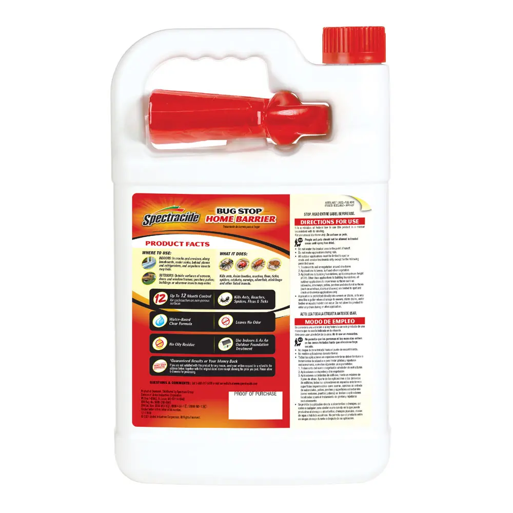 Bug Stop® Home Barrier (Ready-to-Use) 1 gallon back