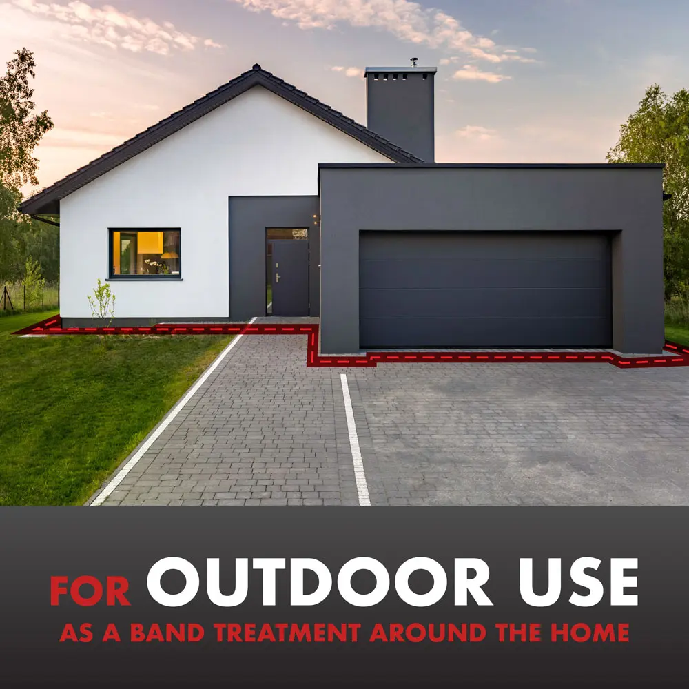 For Outdoor Use as a Band Treatment Around the Home