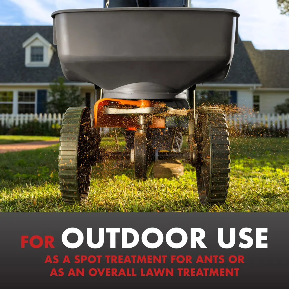 For Outdoor Use as a Spot Treatment for Ants or as an Overall Lawn Treatment