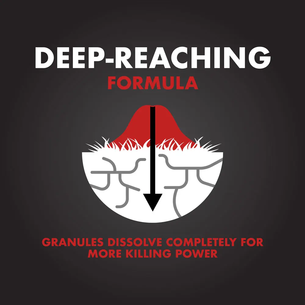 Deep Reaching Formula: granules dissolve completely for more killing power