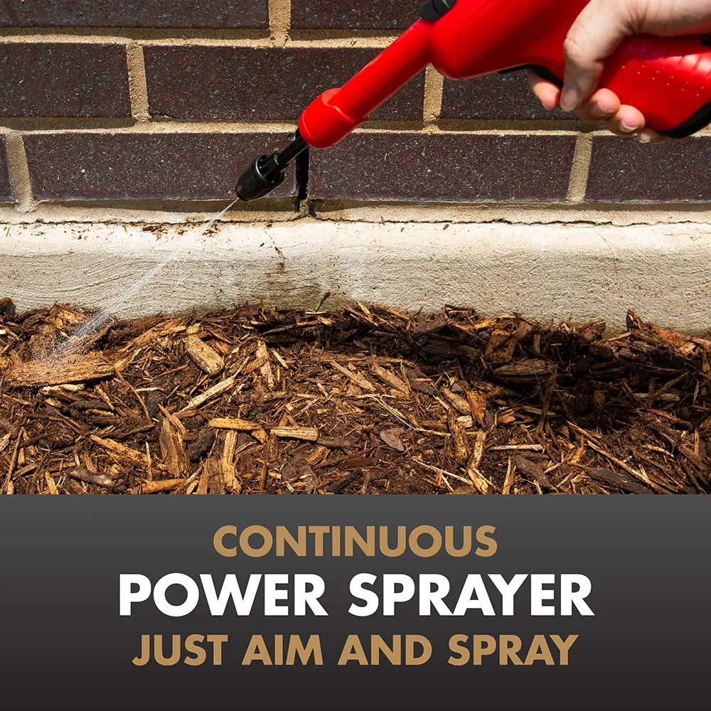 Continuous Power Sprayer: Just Aim and Spray