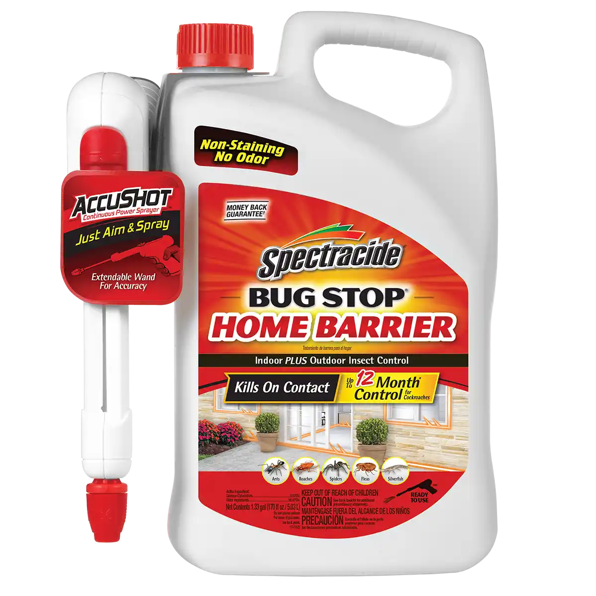 Bug Stop® Home Barrier2 with AccuShot® Sprayer, 1.33 gal front