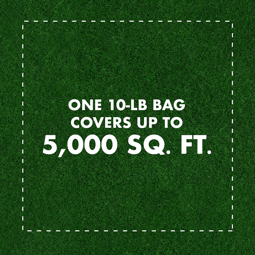 One 10-lb Bag Covers Up to 5,000 sq ft